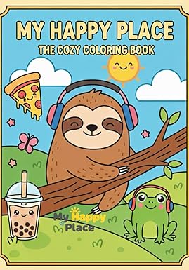 The Cozy Coloring Book featuring warm and comforting scenes for peaceful screen-free creative play and relaxation